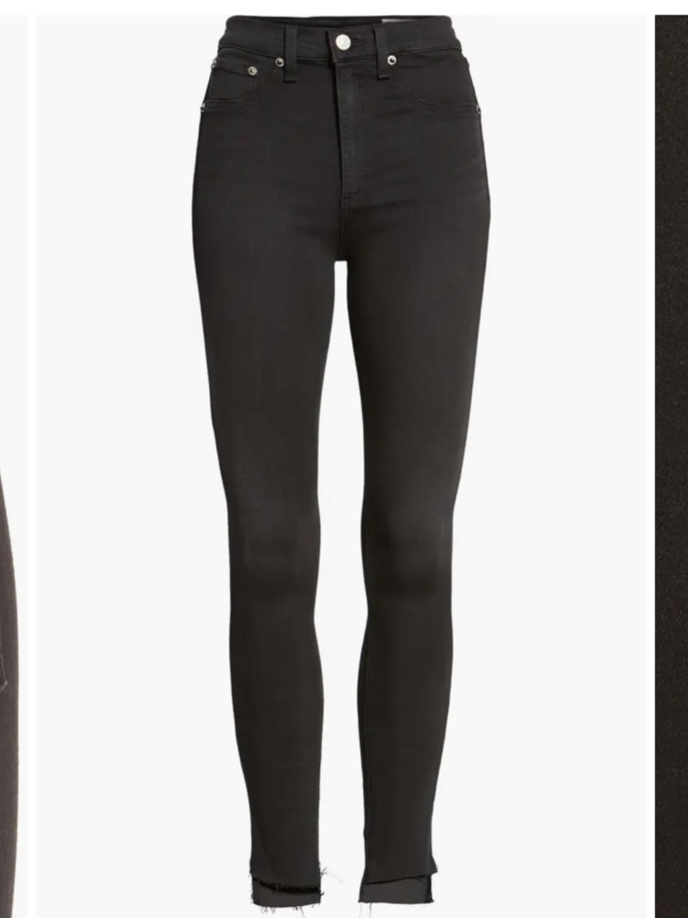 rag & bone Black Women's Skinny Jeans - Picture 2 of 4